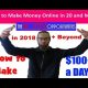 How to Make $100+ Dollars a Day Online When You Are 20 or More