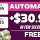 Make $30.95+ Automatically In Few SECONDS For FREE! (Make Money Online)