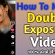 Tiktok Par Double Exposure Video Kaise Banaye | How To Make Double Exposure Video On Tiktok
