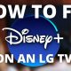 Disney Plus Doesn't Work on LG TV (SOLVED)