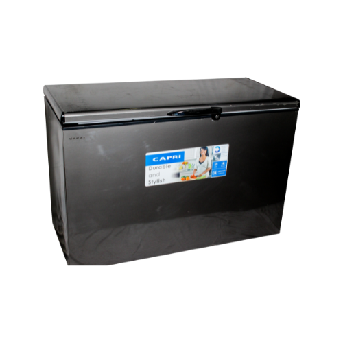 Capri Freezer 420litres Metalic