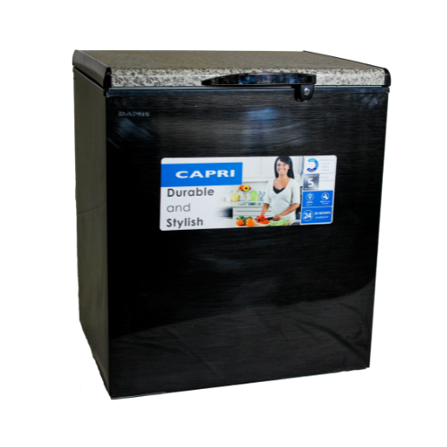 Capri Chest Freezer CF210 Metallic