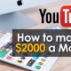How To Make ($2000) Per Month on YouTube ? How Many Subscribers You Need ?