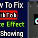 How To Fix Tiktok Voice Effect Not Showing || How to add voice effects on tiktok
