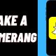 How To Make A Boomerang On Snapchat On iPhone