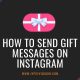 How to send gift messages on Instagram