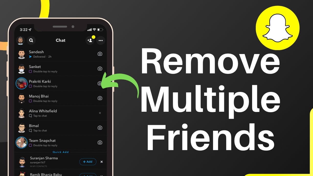 Remove Multiple Snapchat Friends at Once !
