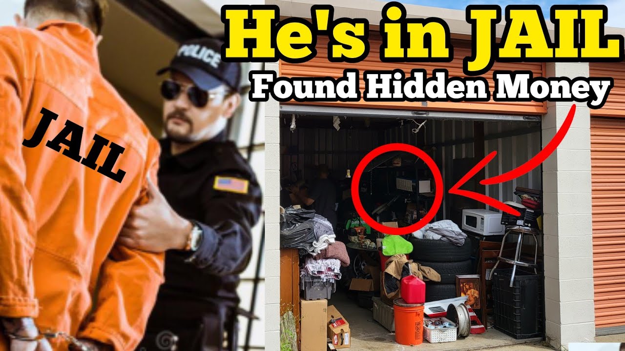 HE'S IN JAIL & We FOUND HIS MONEY Hidden In A Storage Unit