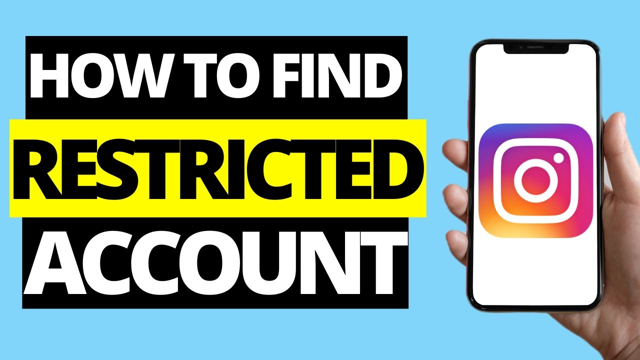How To Find Restricted Account On Instagram (2021)